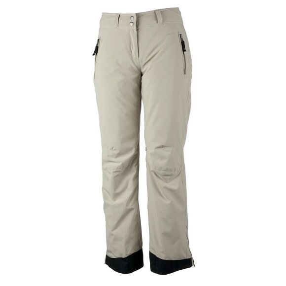 NWT Obermeyer Birmingham Insulated Ski Pants Beige Waterproof Snow Size 10 - Picture 1 of 10